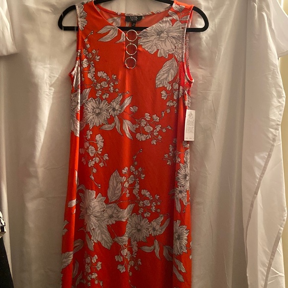 Ladies petite Med Patrons of Peace Dress please check measurements - Picture 1 of 5